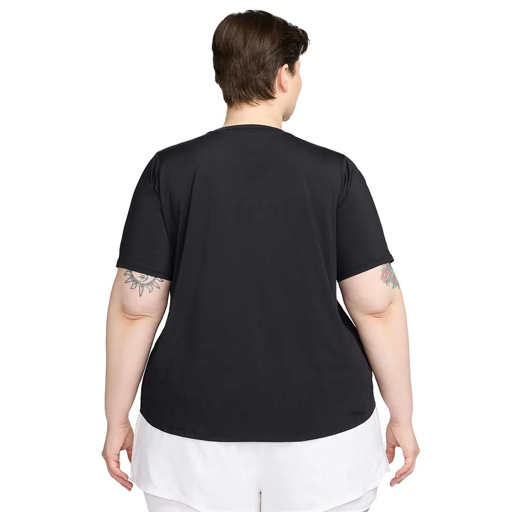 Women's Nike One Classic Dri-FIT Short Sleeve Top - Black - Image 2