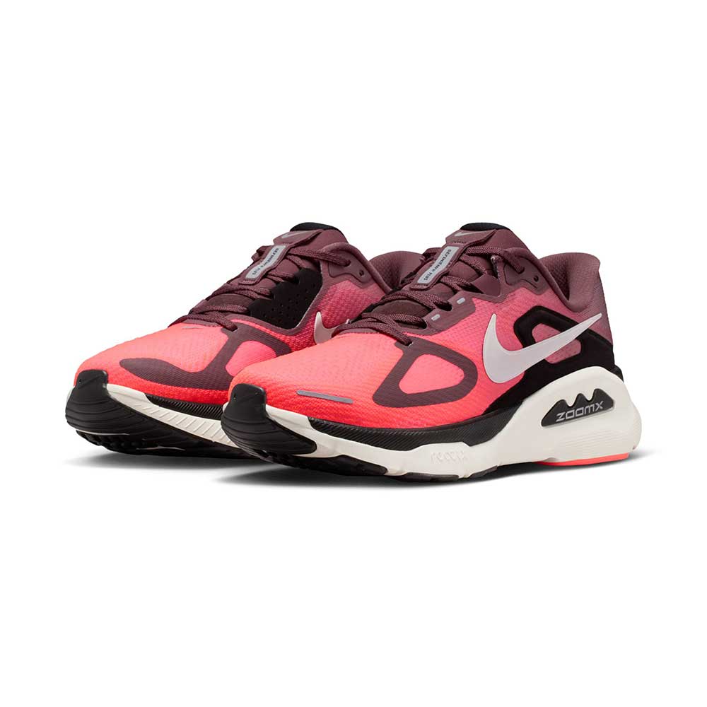 Women's Nike Structure Plus Running Shoe - Tattoo/Silver/Hot Lava/Black - Regular (B) - Image 3