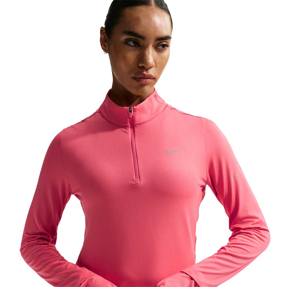 Women's Nike Swift Dri-FIT 1/2 Zip - Sea Coral - Image 3