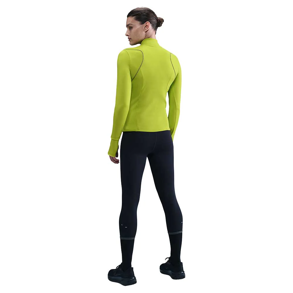 Women's Nike Swift Therma-FIT Reflective 1/2 Zip - Cyber - Image 2