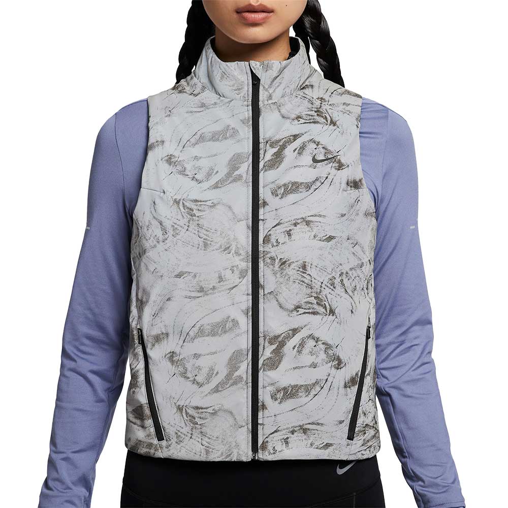 Women's Nike Swift Therma-FIT Reflective Vest - Vast Grey - Image 5