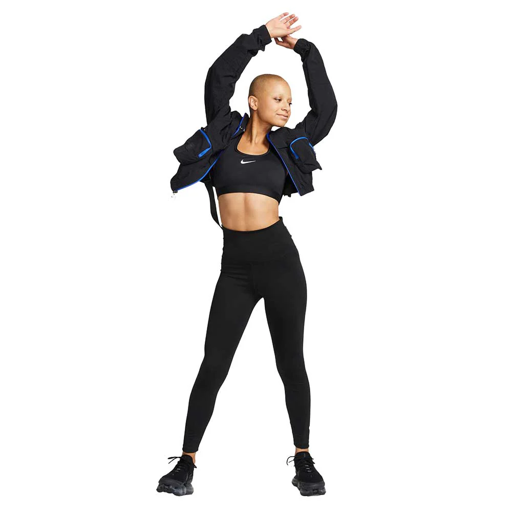 Women's Nike Swoosh Medium Support Bra - Black - Image 4