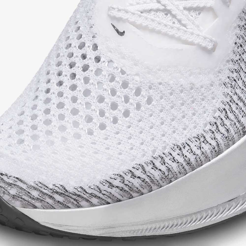 Women's Nike ZoomX Vaporfly Next% 3 Running Shoe- White/Dark Smoke Grey/Particle Grey- Regular (B) - Image 7