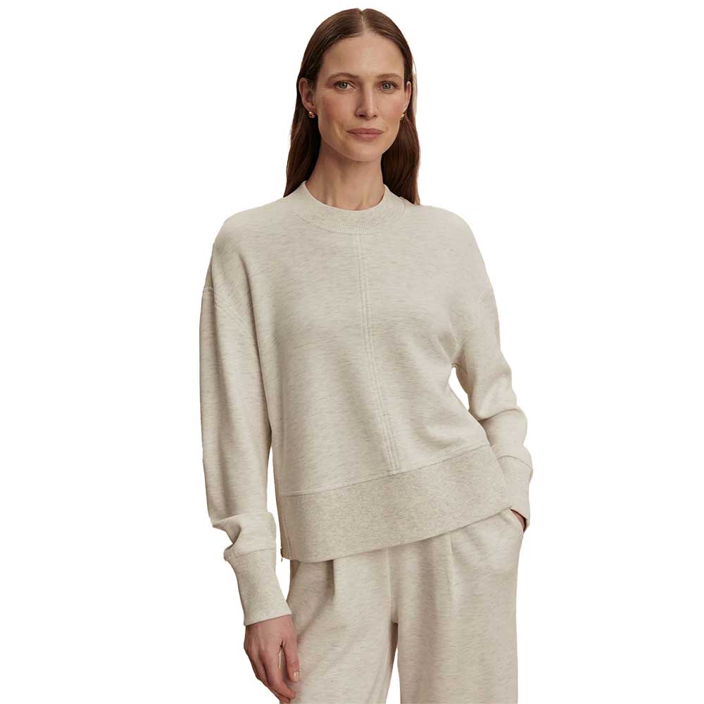 Women's Philippe Crop Sweat - Ivory Marl - Image 2