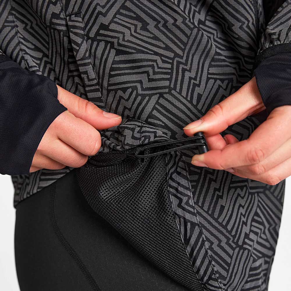 Women's Reflective Blaze Jacket - Black AOP - Image 5