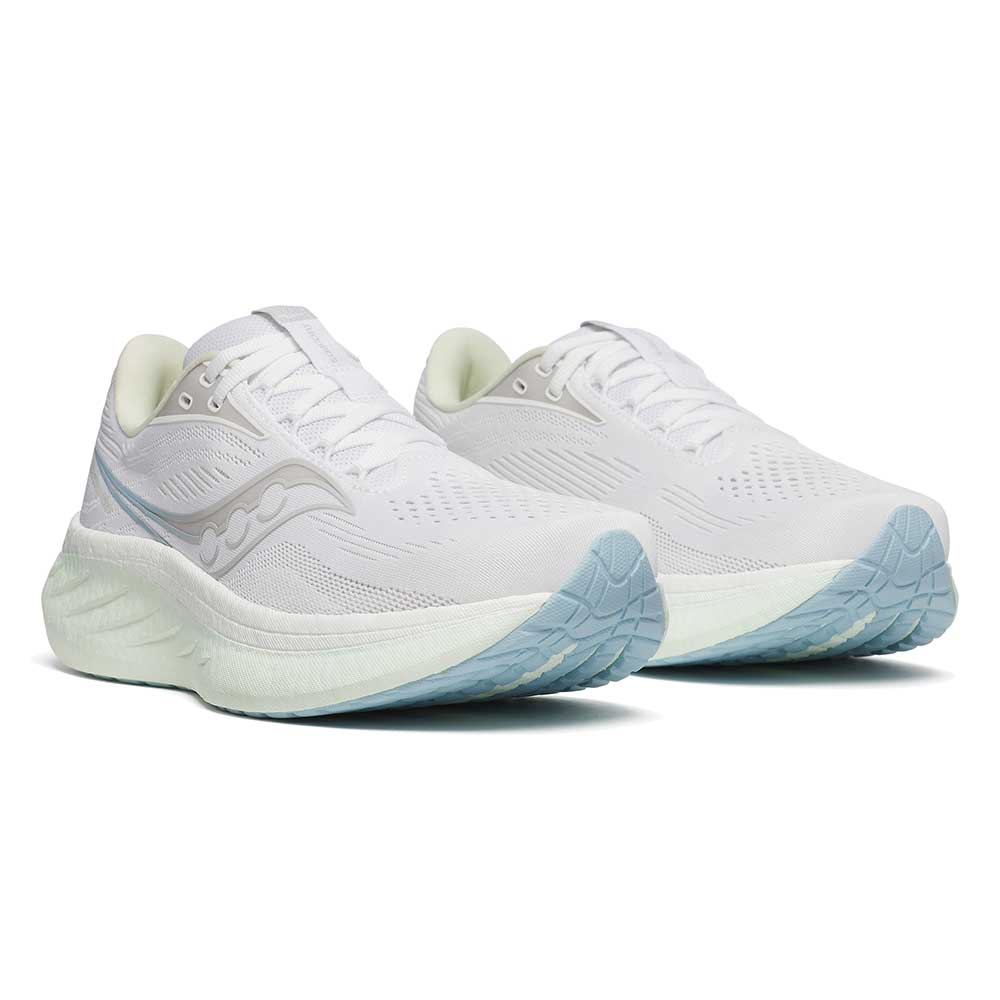 Women's Ride 18 Running Shoe - White/Lettuce - Regular (B) - Image 3