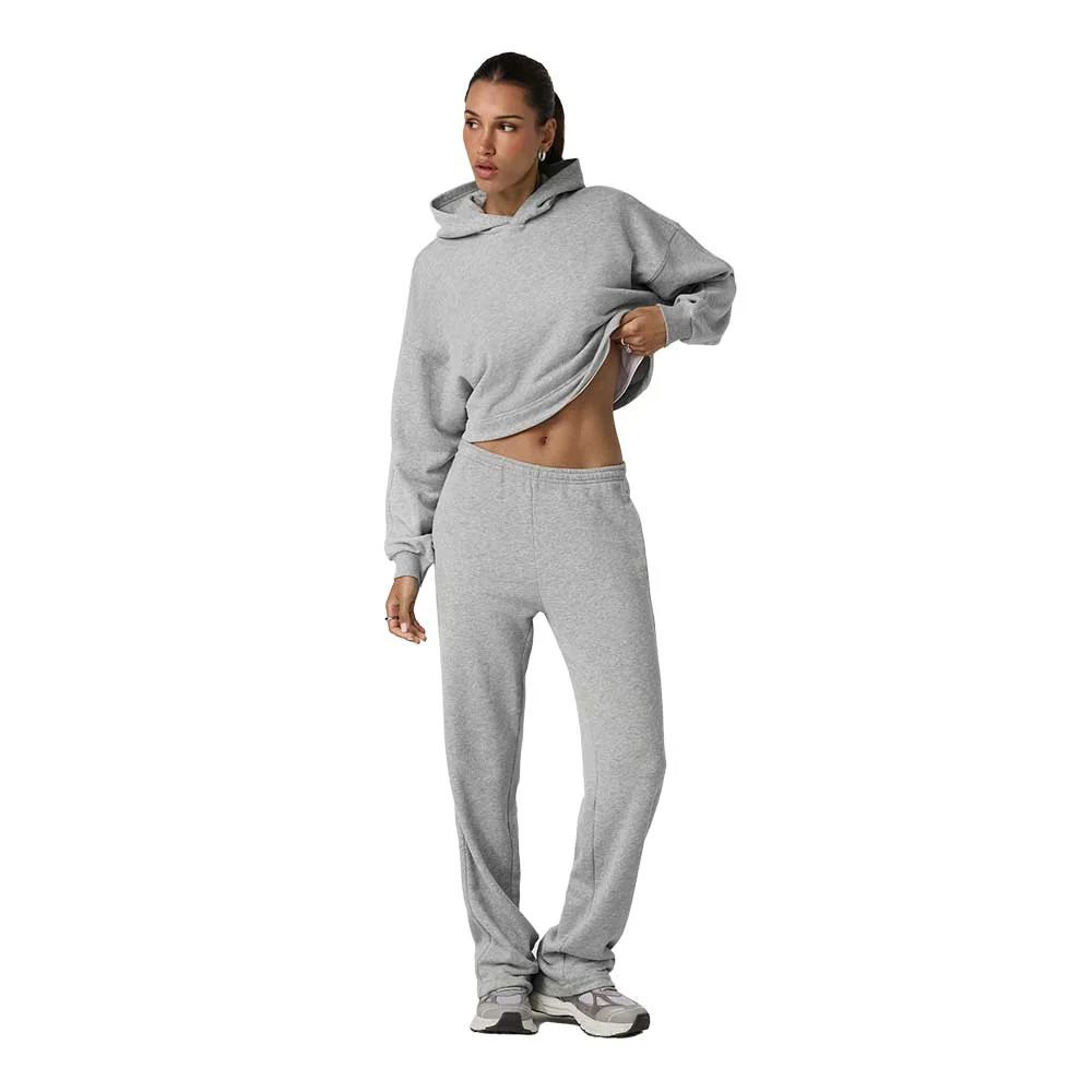 Women's Sedona Straight Leg Sweatpant - Light Heather Grey - Image 4