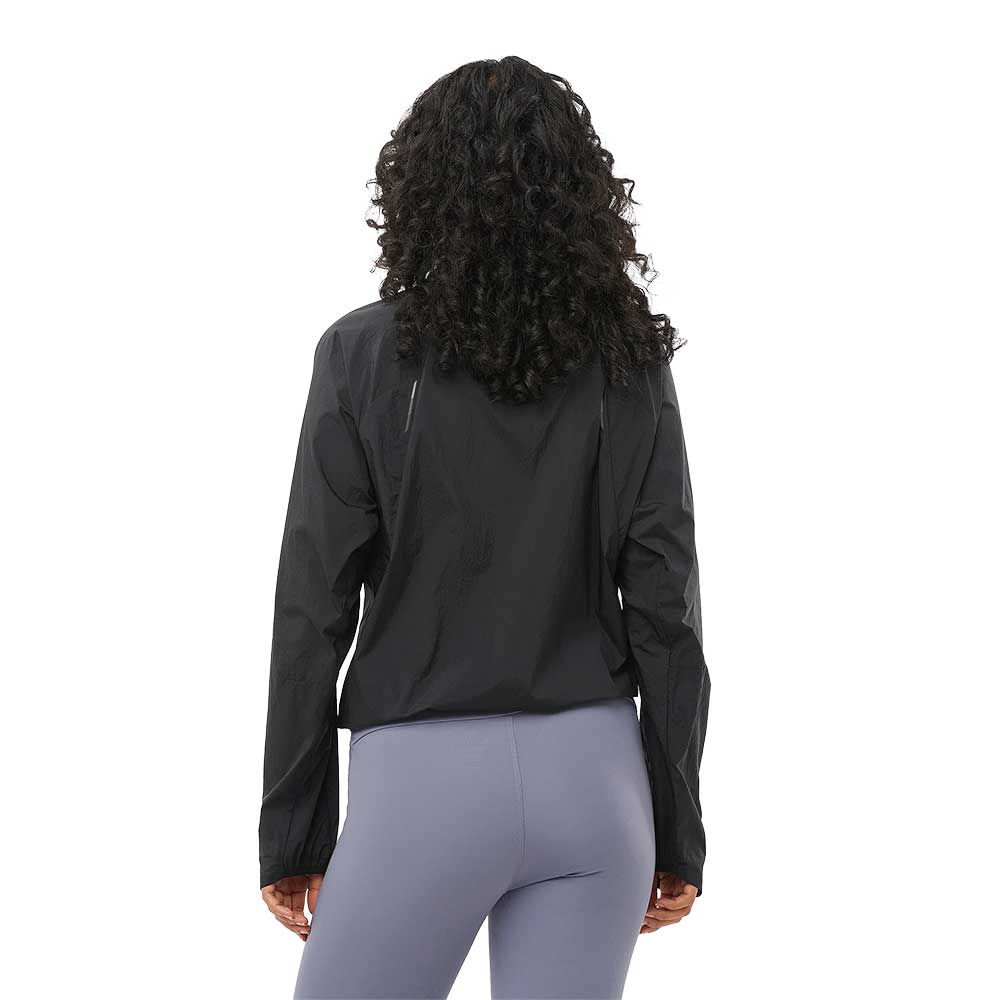 Women's SHKout Windbreaker - Deep Black - Image 2