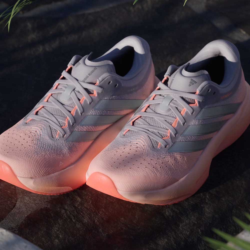 Women's Supernova Rise 3 Running Shoe - Clear Orange/Silver Metallic/Glory Grey - Regular (B) - Image 6