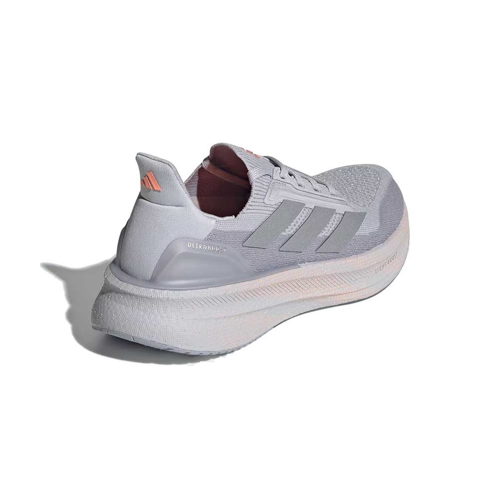 Women's Ultraboost 5X Running Shoe - Light Solid Grey/Silver Metallic/Beam Orange - Regular (D) - Image 3