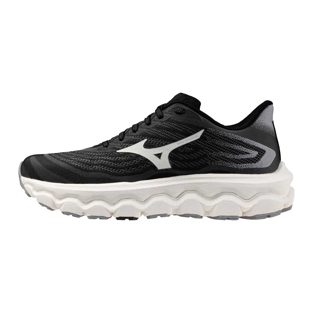 Women's Wave Horizon 8 Running Shoe - Black/White - Wide (D) - Image 2