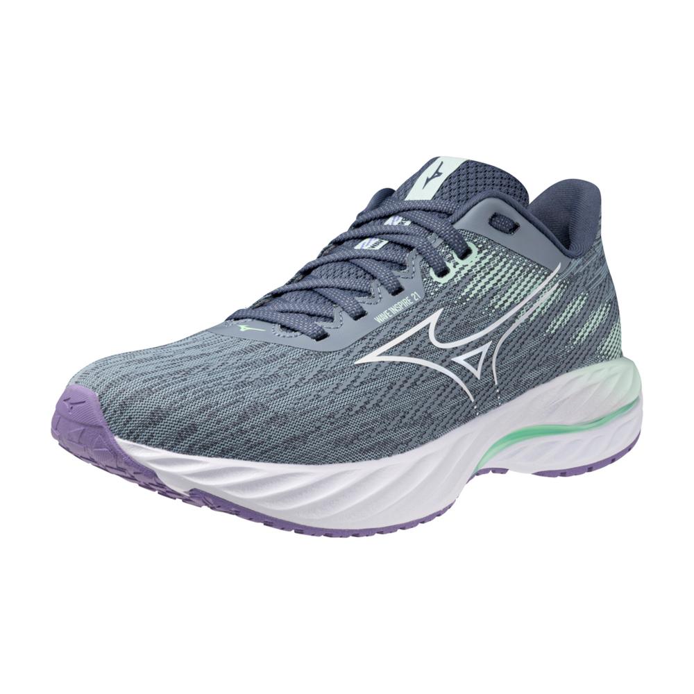 Women's Wave Inspire 21 Running Shoe - Tradewinds/White - Regular (B) - Image 2