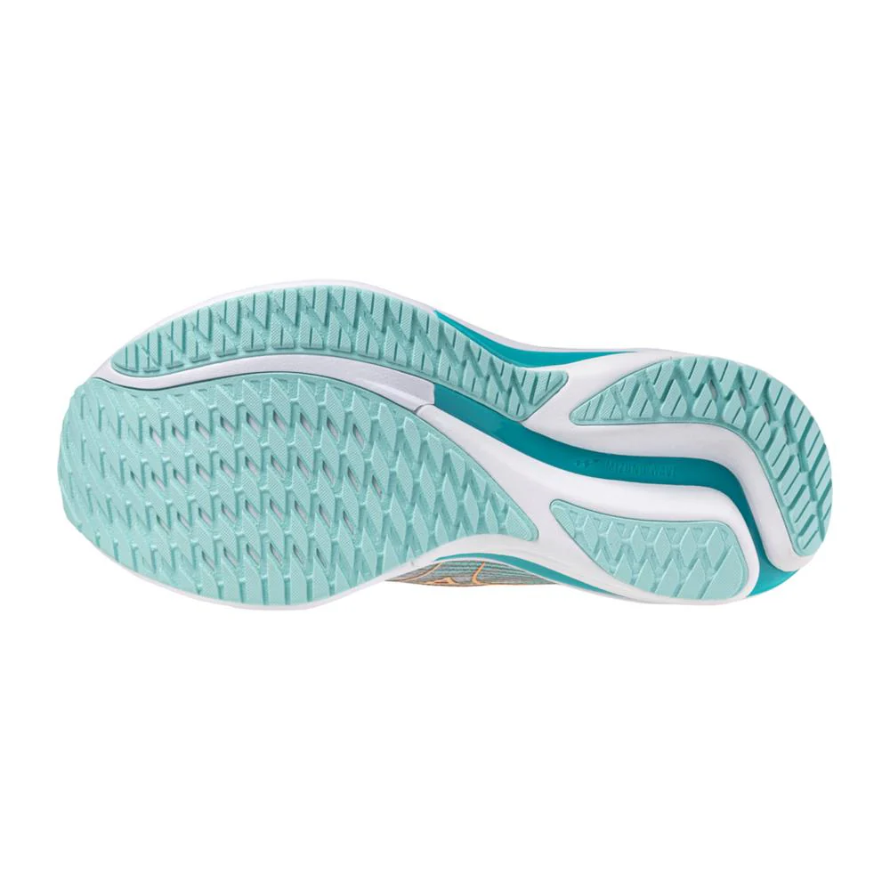 Women's Wave Rider 28 Running Shoe - Harbor Mist/White - Regular (B) - Image 8