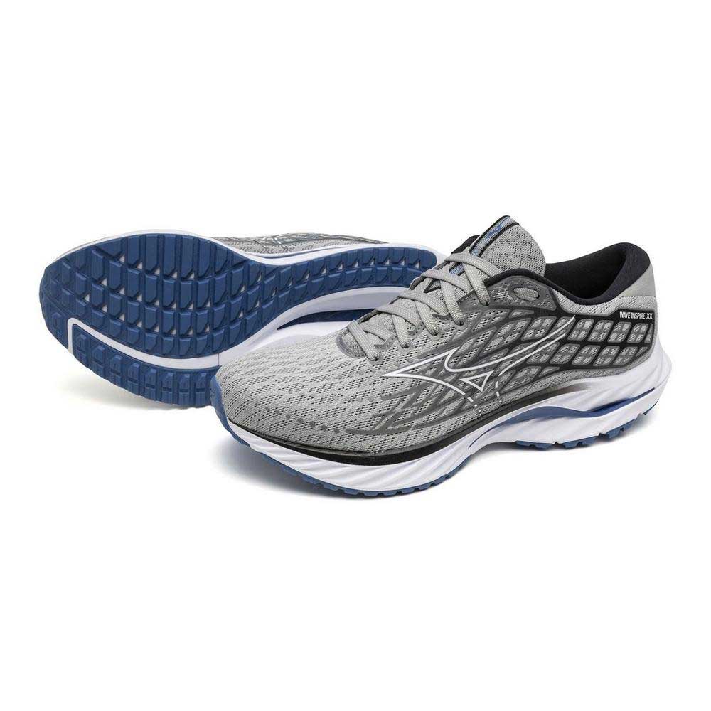 Men's Wave Inspire 20 Running Shoe - Harbor Mist/White - Regular (D) - Image 9