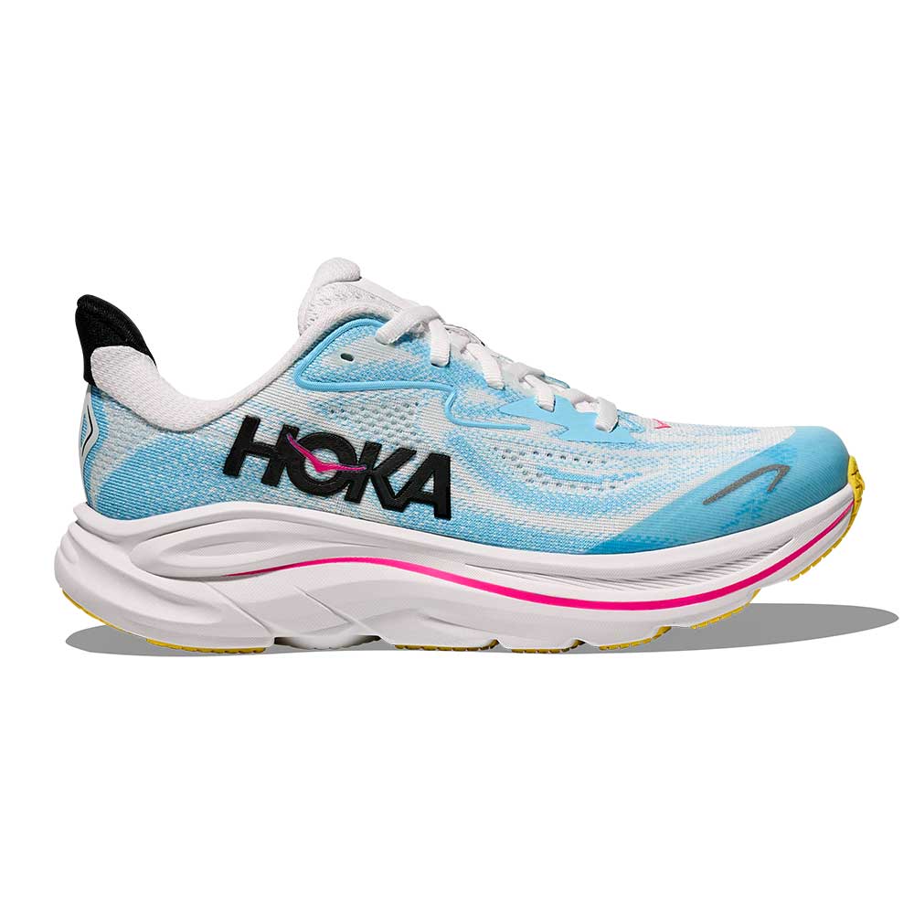 Youth Clifton 10 Running Shoe - Frost/Soaring Blue - Regular (D)