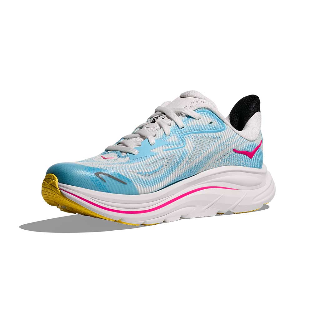 Youth Clifton 10 Running Shoe - Frost/Soaring Blue - Regular (D) - Image 4