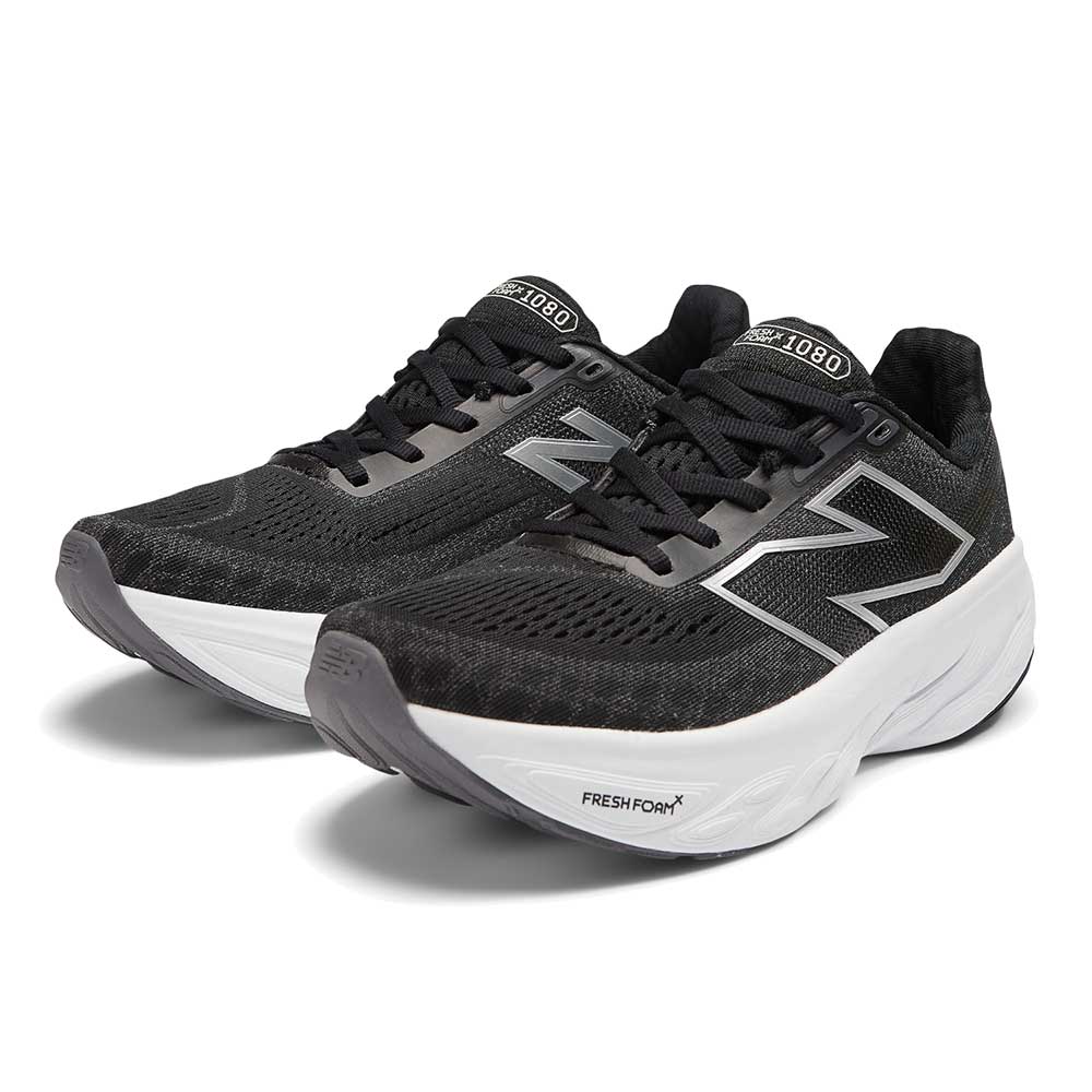 Youth Fresh Foam X 1080 v14 Running Shoe - Black/Magnet - Regular (D) - Image 4