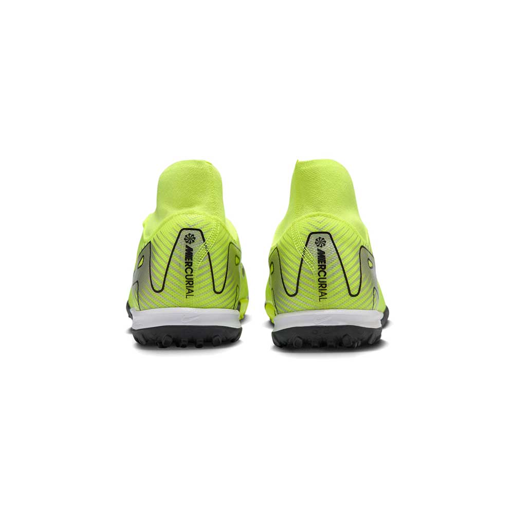 ZM Superfly Academy TF Turf Soccer Shoe - Volt/Black - Regular (D) - Image 7