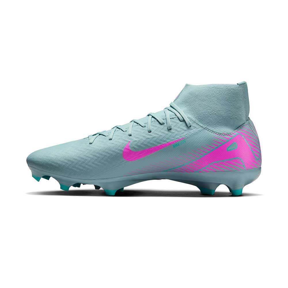 Zoom Superfly 10 Academy FG/MG Soccer Cleat - Ocean Cube/Pink Blast - Regular (D) - Image 2