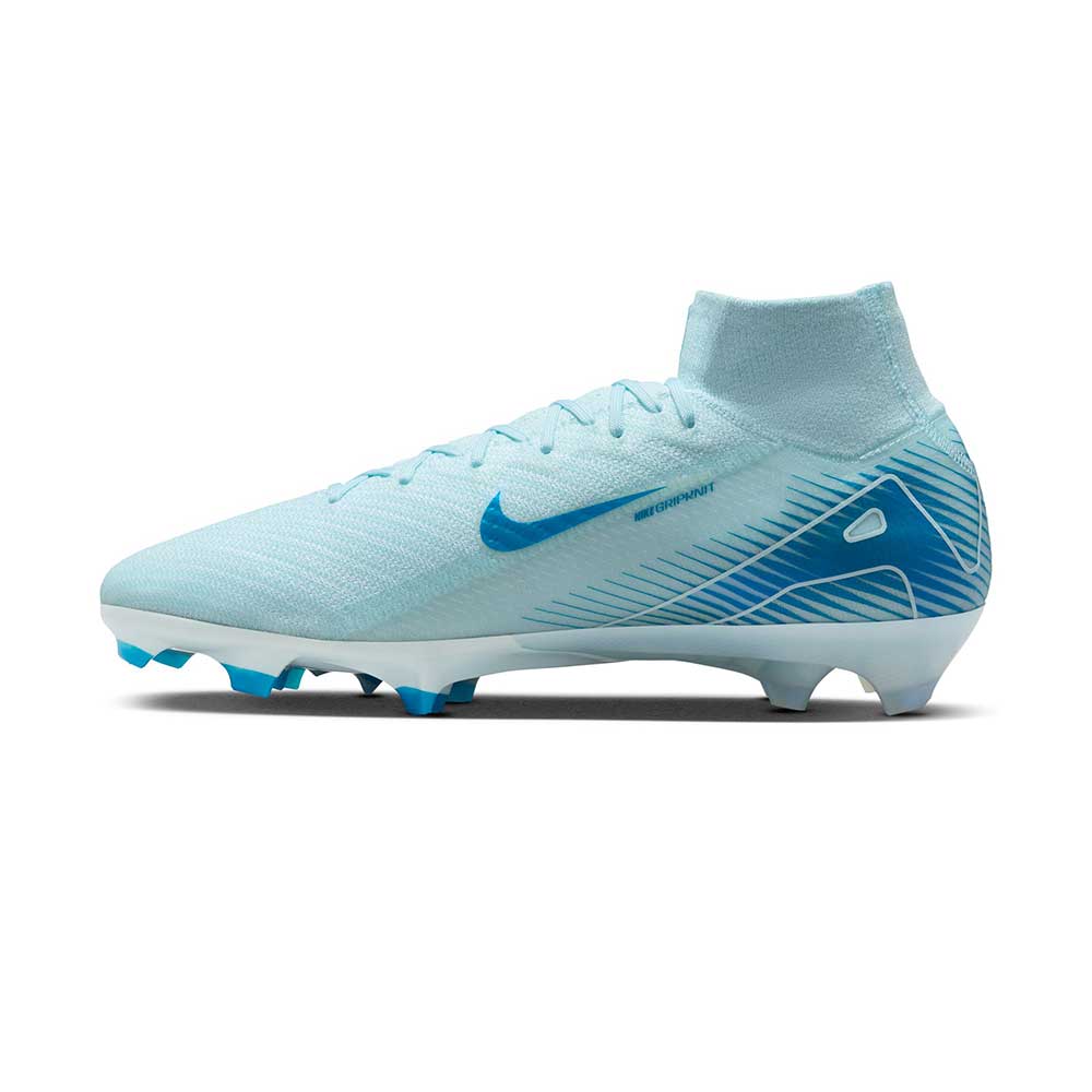 All Gender Mercurial Zoom Superfly 10 Elite FG High-Top Soccer Cleats - Glacier Blue/Blue Orbit - Regular (D) - Image 3