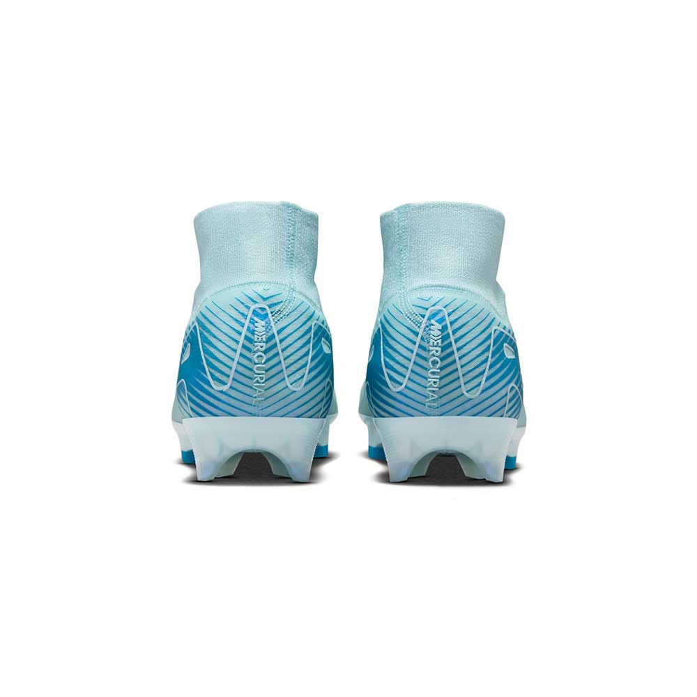 All Gender Mercurial Zoom Superfly 10 Elite FG High-Top Soccer Cleats - Glacier Blue/Blue Orbit - Regular (D) - Image 5