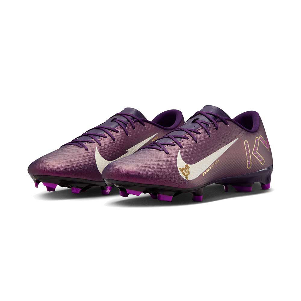 All Gender Zoom Vapor 16 Academy Mbappé FG/MG Soccer Cleat - Grand Purple/Pale Ivory - Image 2