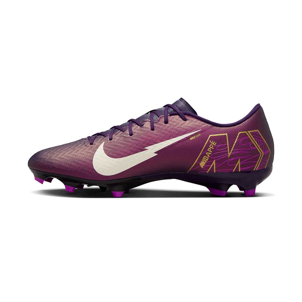 All Gender Zoom Vapor 16 Academy Mbappé FG/MG Soccer Cleat - Grand Purple/Pale Ivory - Image 3