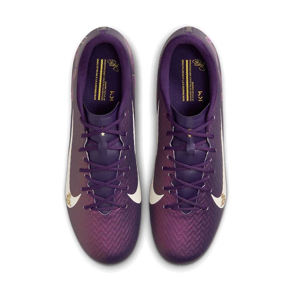All Gender Zoom Vapor 16 Academy Mbappé FG/MG Soccer Cleat - Grand Purple/Pale Ivory - Image 7