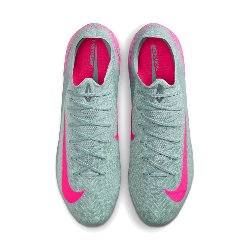 All Gender Zoom Vapor 16 Elite FG Soccer Cleat - Ocean Cube/Pink Blast - Regular (D) - Image 4